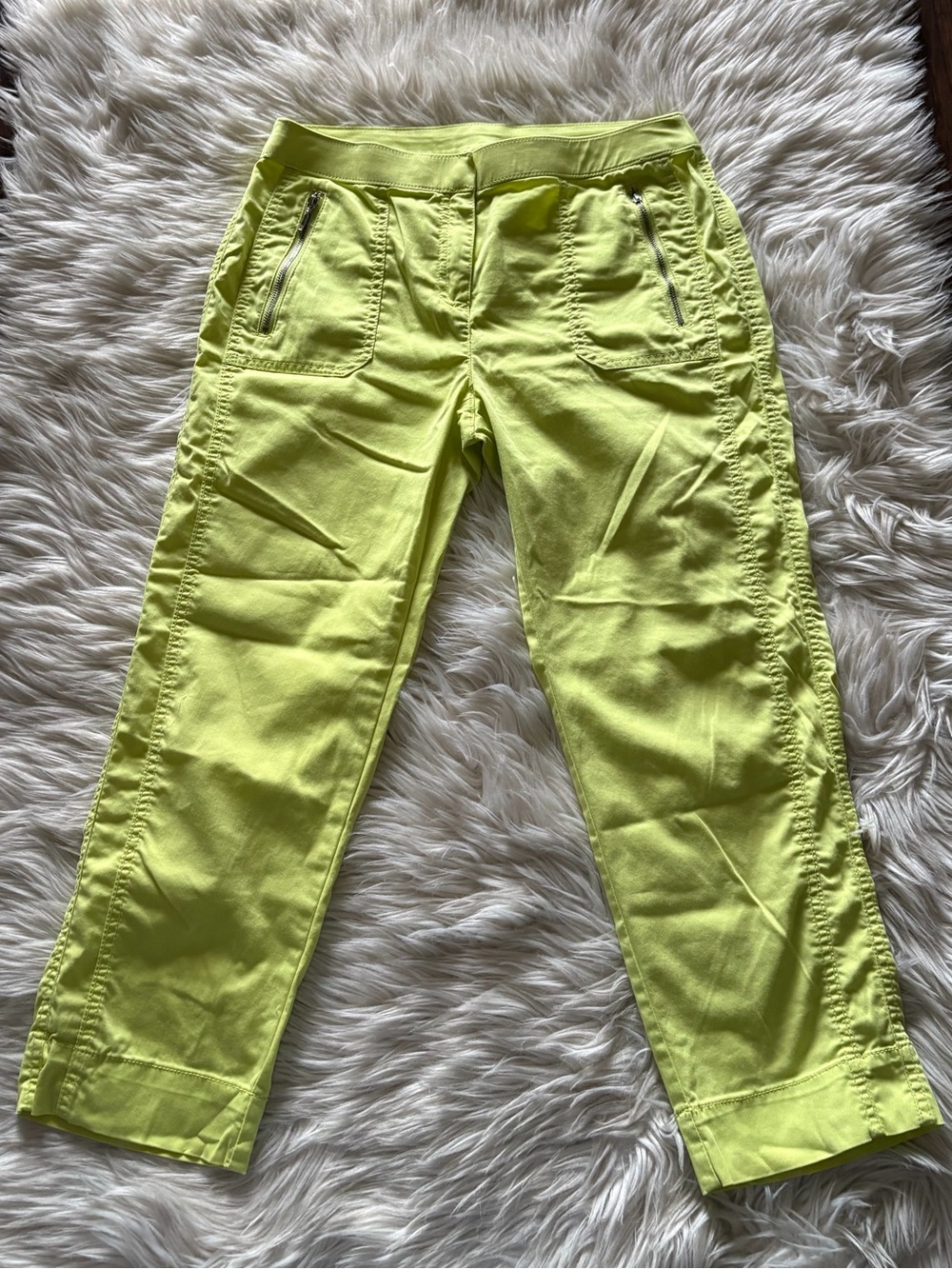 Zenergy by Chico’s Lime Green Capri Pants